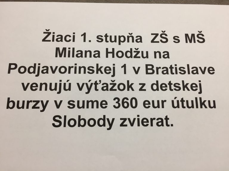 Pomáhame zvieratkám