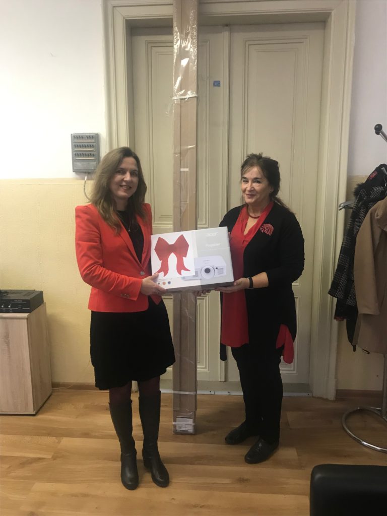 Návšteva pani starostky v prvých triedach