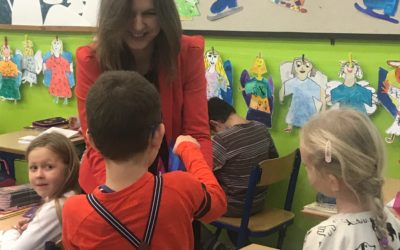 Návšteva pani starostky v prvých triedach