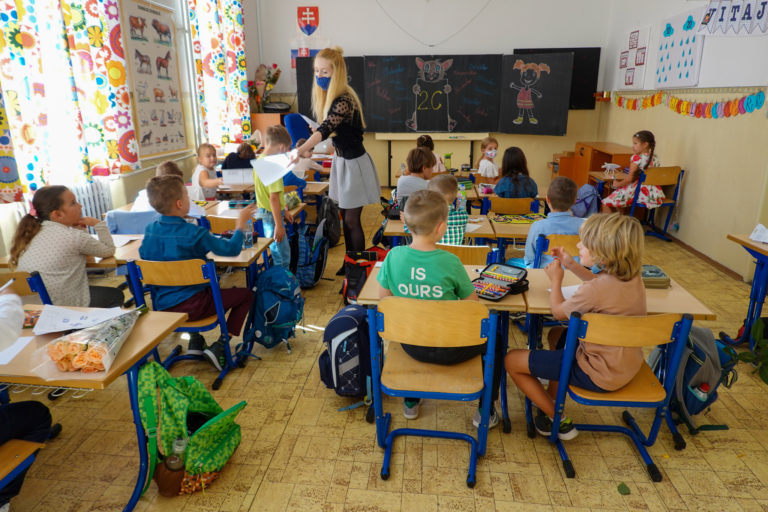 Prvý deň v škole na 1. stupni