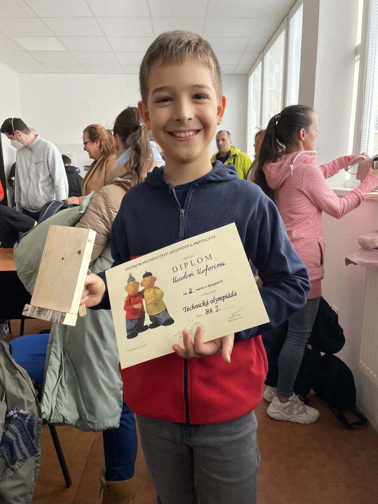 Strieborná priečka v okresnom kole Technickej olympiády