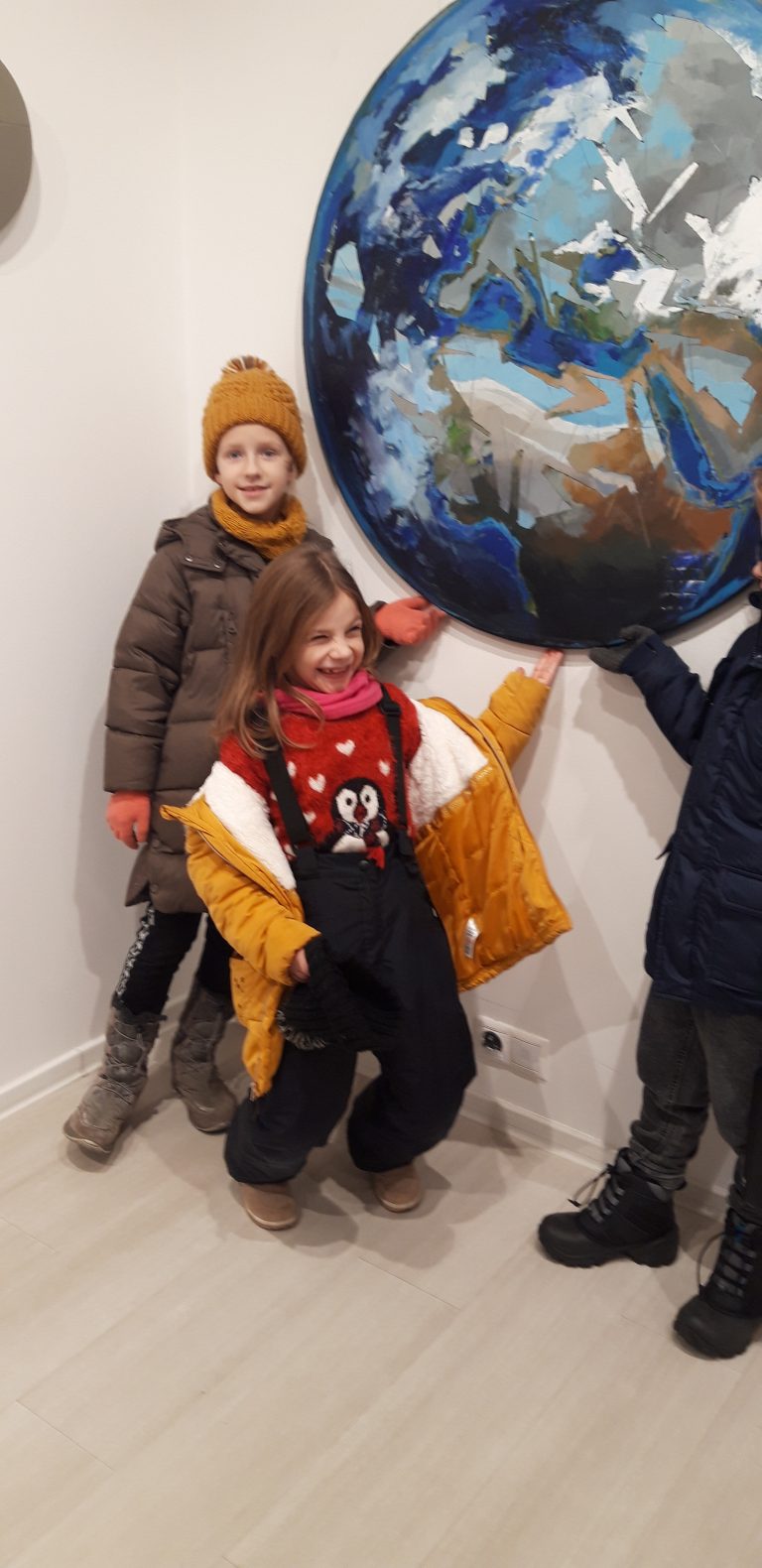 Prváci z ŠKD v galérii Čin Čin