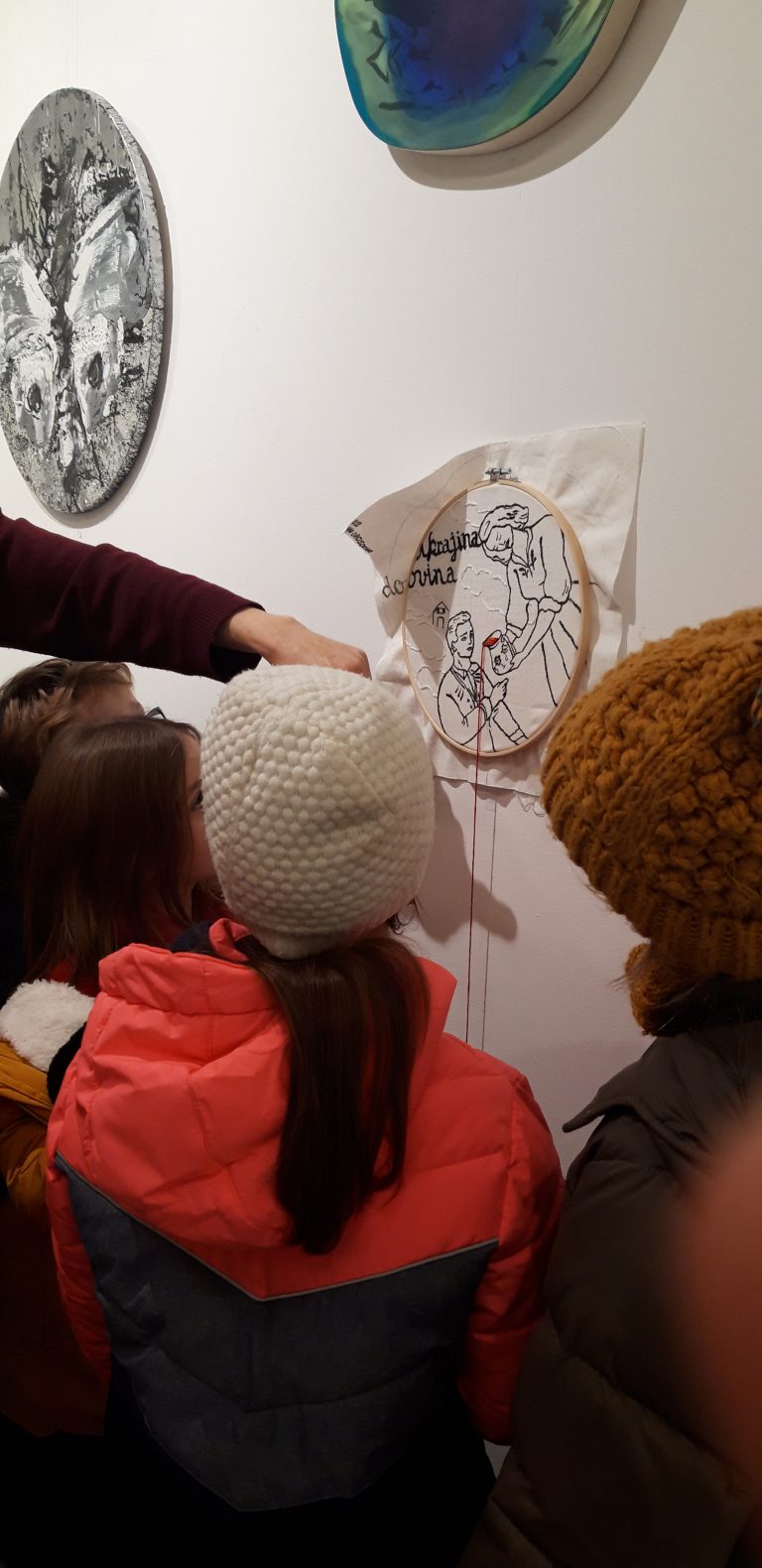 Prváci z ŠKD v galérii Čin Čin