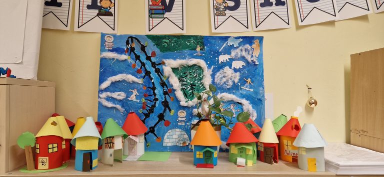 Zimná krajina v 3.A ŠKD