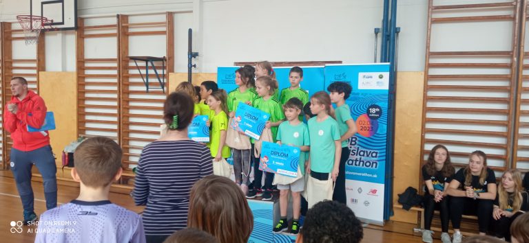 Školské maratónske hry – 3. miesto v atletickej súťaži