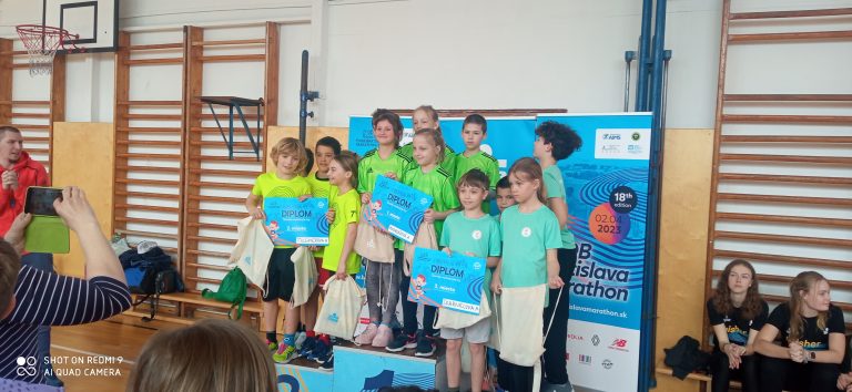 Školské maratónske hry – 3. miesto v atletickej súťaži
