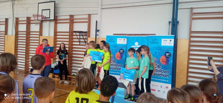 Školské maratónske hry – 3. miesto v atletickej súťaži