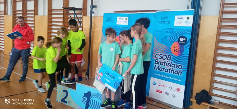 Školské maratónske hry – 3. miesto v atletickej súťaži