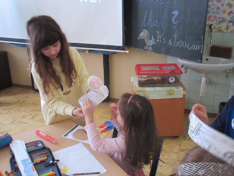 Návšteva Sovičiek v škole počas DOD