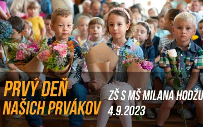 Prvý deň v škole 2023