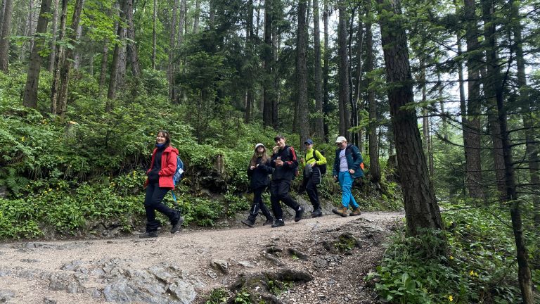 S turistickým krúžkom vo Vysokých Tatrách