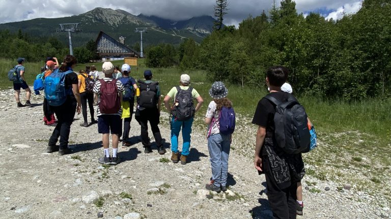 S turistickým krúžkom vo Vysokých Tatrách