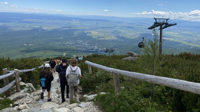 S turistickým krúžkom vo Vysokých Tatrách