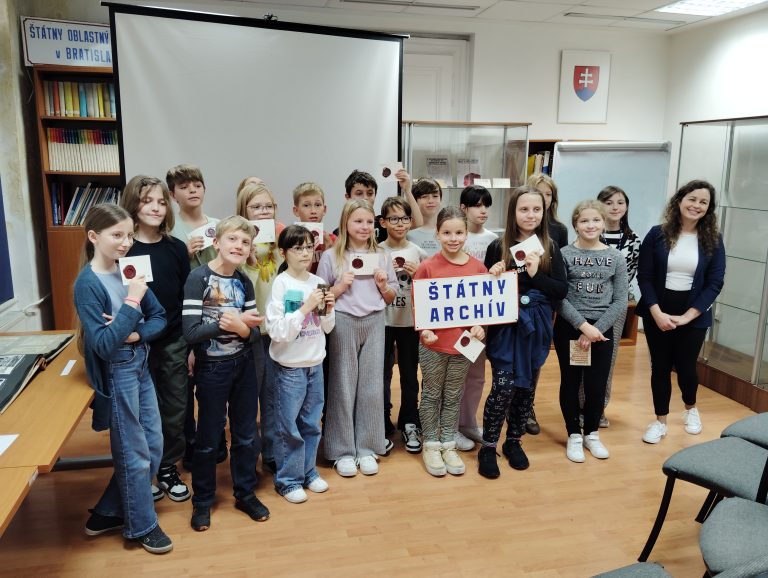 Návšteva v Štátnom archíve v Bratislave