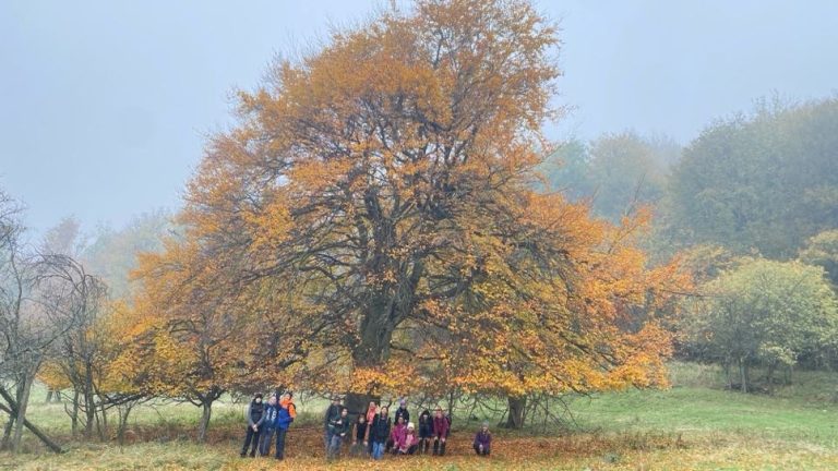 S turistickým krúžkom na zlaňovanie k Trom jazdcom