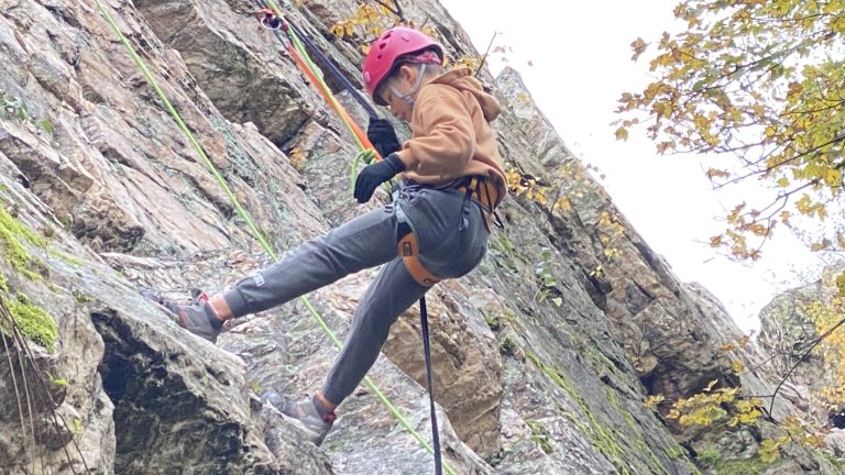 S turistickým krúžkom na zlaňovanie k Trom jazdcom