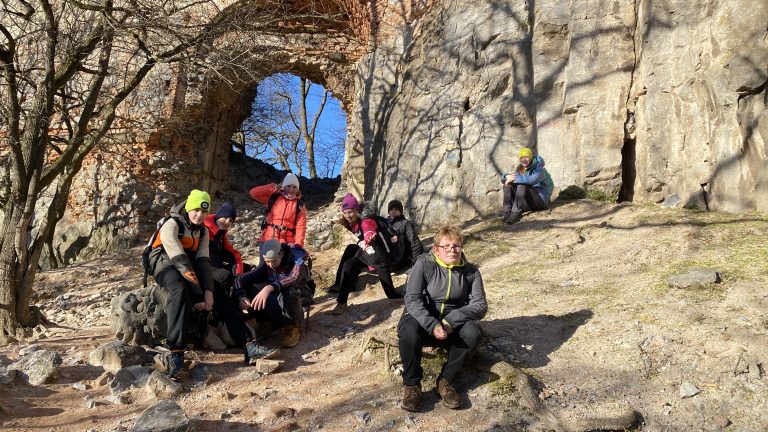 S turistickým krúžkom z Rače na hrad Pajštún