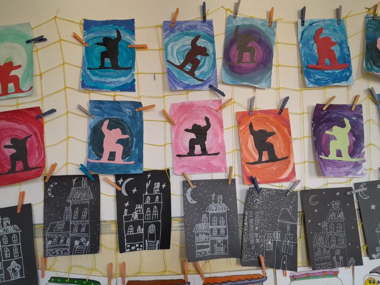 Januárové zimné výtvory