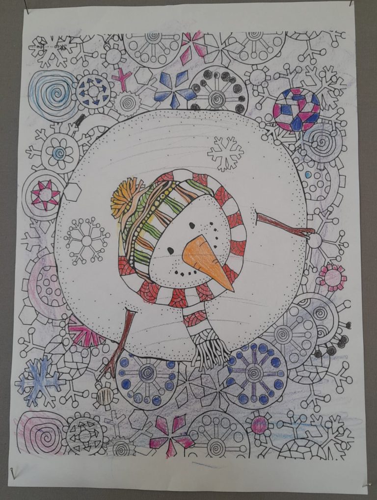 Januárové zimné výtvory