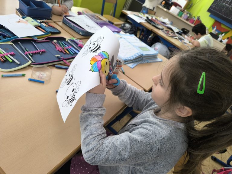 Beseda so včelárom v 2.A