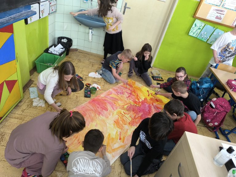 Beseda so včelárom v 2.A