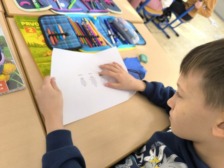 Beseda so včelárom v 2.A