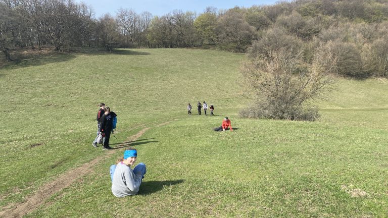 S turistickým krúžkom na hrad Tematín