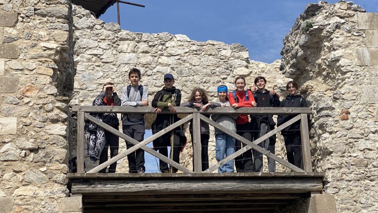 S turistickým krúžkom na hrad Tematín