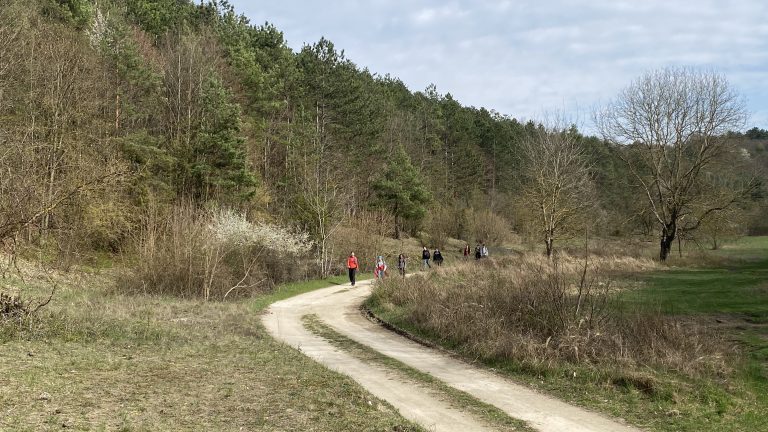 S turistickým krúžkom na hrad Tematín
