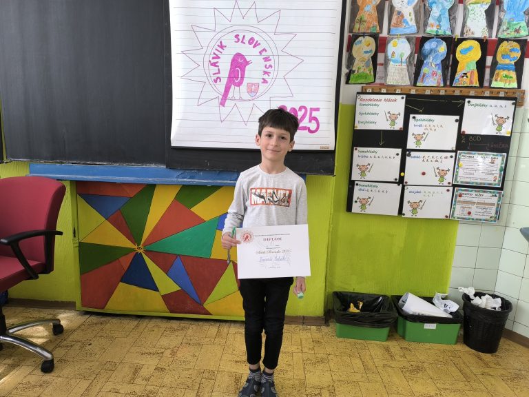 Slávik Slovenska 2025 – školské kolo