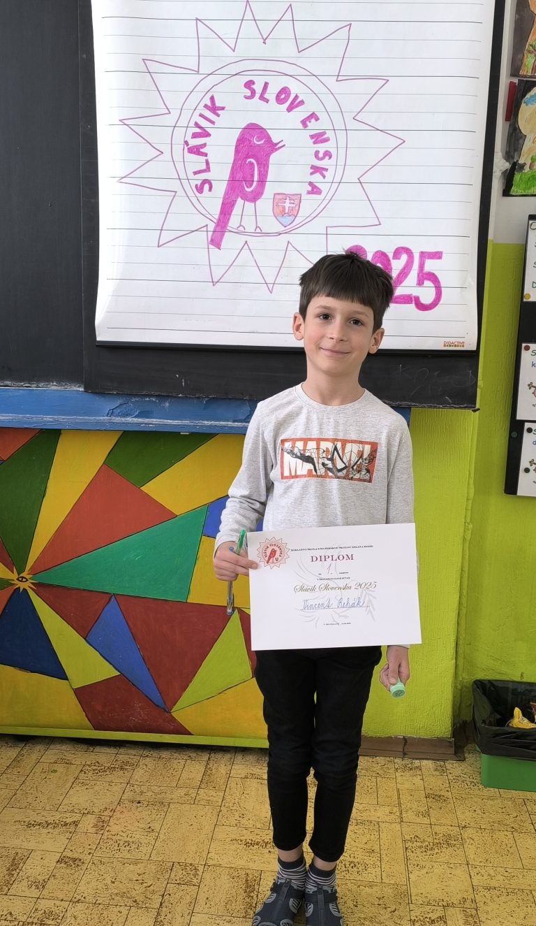 Slávik Slovenska 2025 – školské kolo