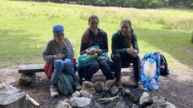 S turistickým krúžkom na Limbašskej 50-ke