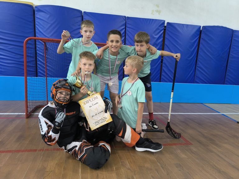 Staromestská liga vo florbale – 2. miesto mladších žiakov