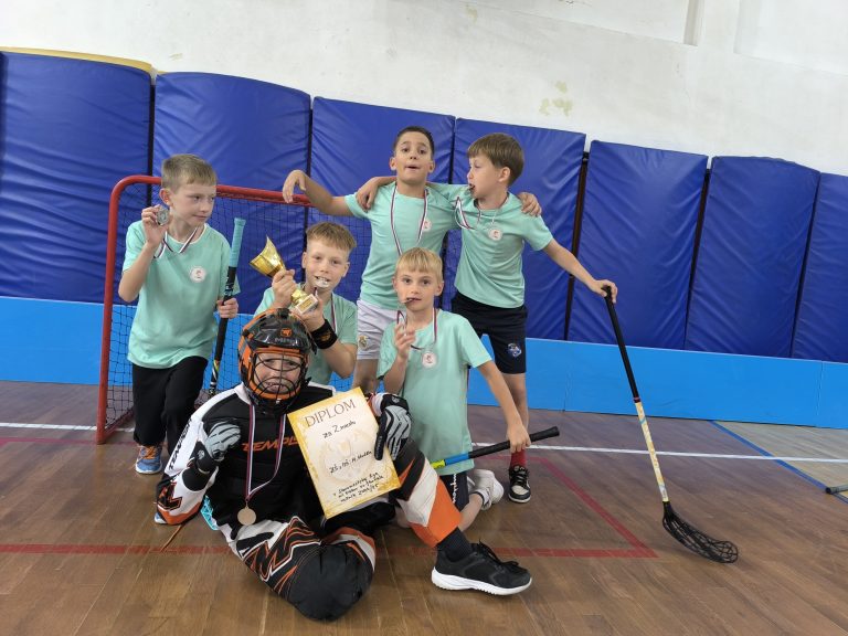 Staromestská liga vo florbale – 2. miesto mladších žiakov