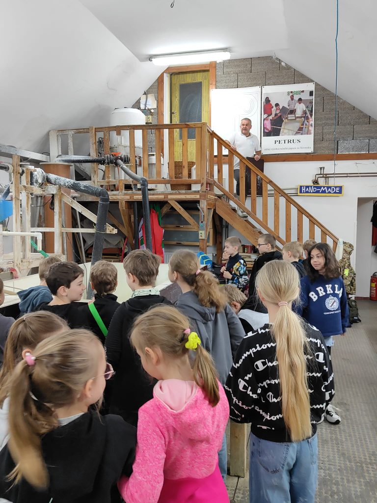 Výlet do Papierničky Petrus v Prietrži