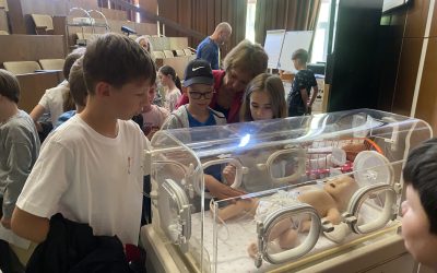 Návšteva oddelenia pre predčasne narodené deti