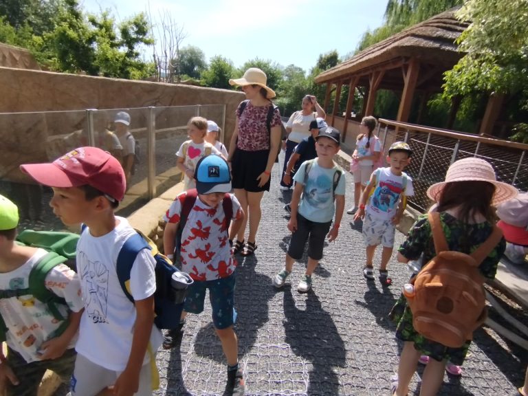 Koncoročný výlet prvákov do Ekoparku v Piešťanoch