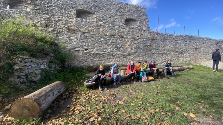 S turistickým krúžkom v pohorí Tribeč