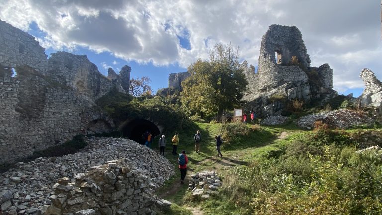 S turistickým krúžkom v pohorí Tribeč