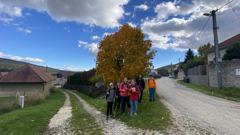 S turistickým krúžkom v pohorí Tribeč