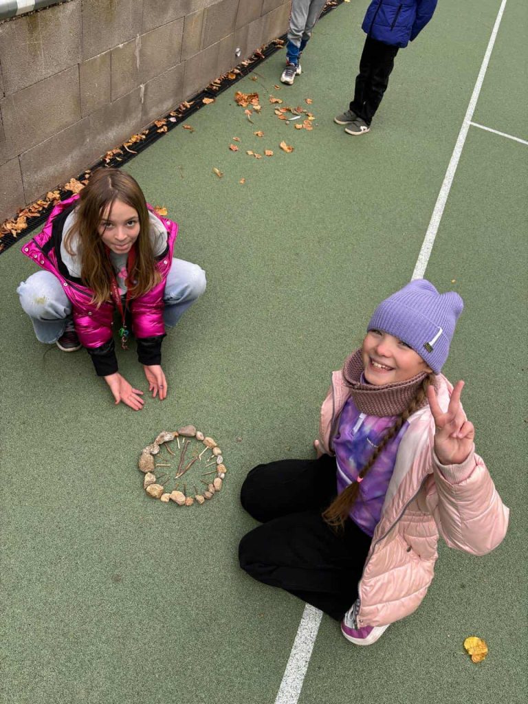 Jesenné učenie vonku