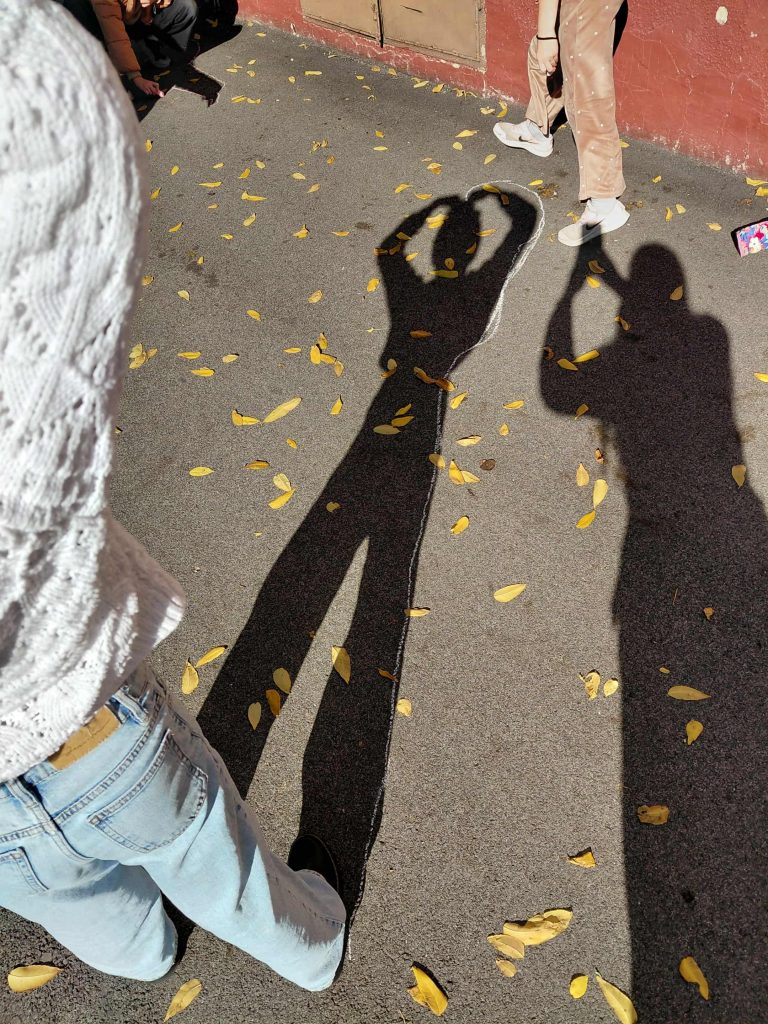 Jesenné učenie vonku