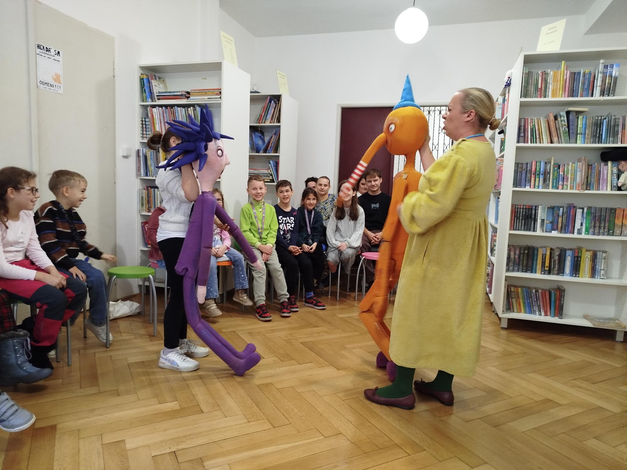 Divadelné bábkové predstavenie v Staromestskej knižnici