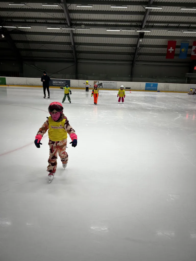 Korčuliarsky výcvik starších škôlkarov