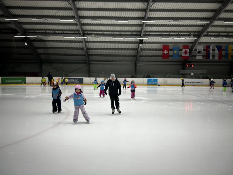 Korčuliarsky výcvik starších škôlkarov