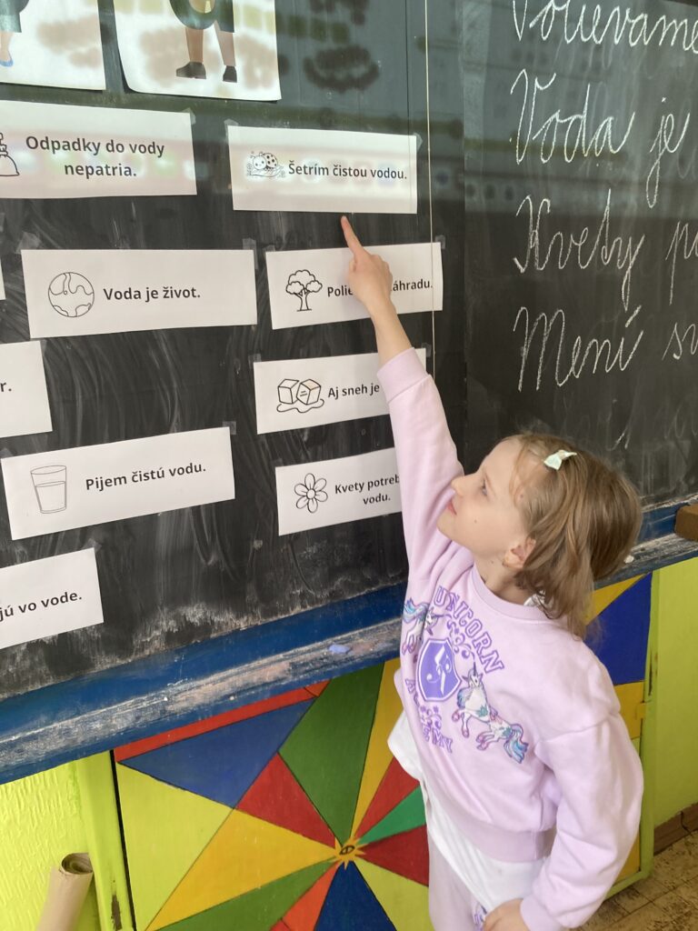 Svetový deň vody v 1. ročníku